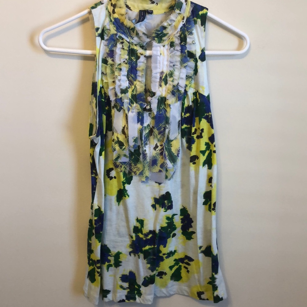 Ruffle tank